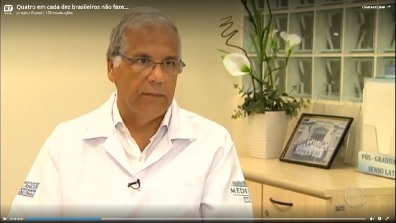 Jornal da Record destaca dados da pesquisa da SBOC sobre necessidade de preven&ccedil;&atilde;o