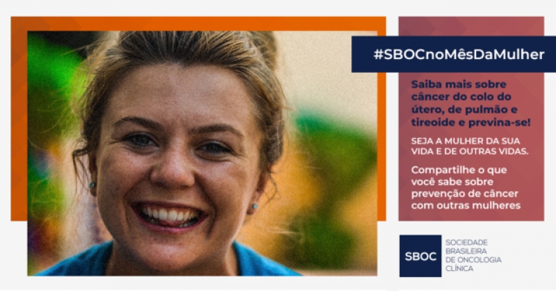 Mulher, saiba mais sobre c&acirc;ncer do colo do &uacute;tero, de pulm&atilde;o e tireoide e previna-se!