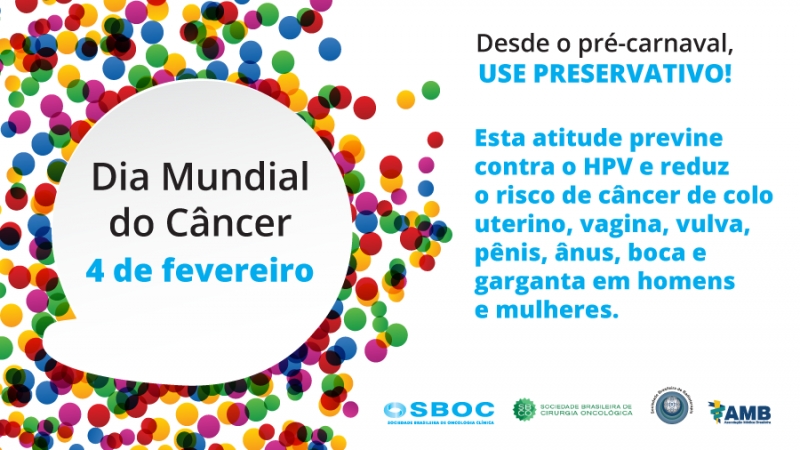 Dia Mundial do C&acirc;ncer: alerta para preven&ccedil;&atilde;o contra o HPV