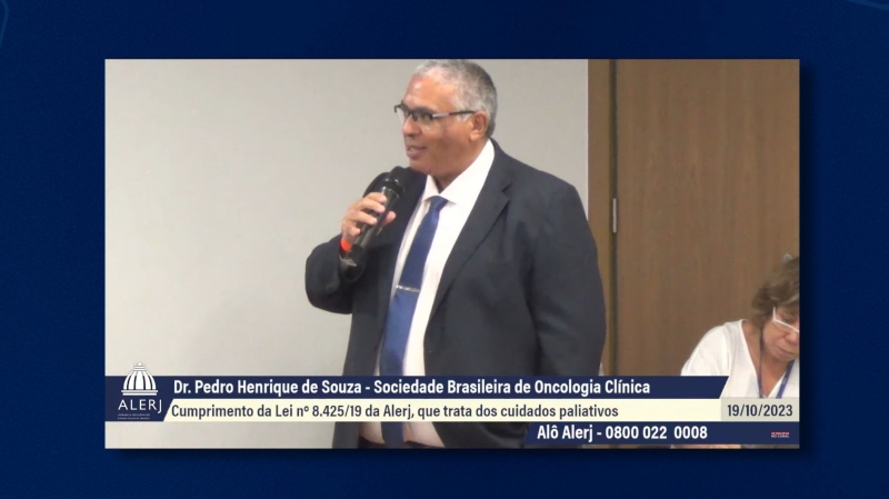 SBOC discute cuidados paliativos em audi&ecirc;ncia p&uacute;blica na Alerj