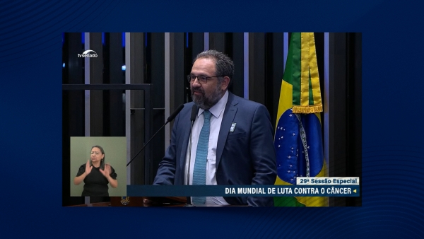 SBOC marca presen&ccedil;a em sess&atilde;o do Senado sobre Dia Mundial de Luta Contra o C&acirc;ncer