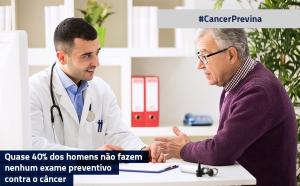 Quase 40% dos homens n&atilde;o fazem nenhum exame preventivo contra o c&acirc;ncer
