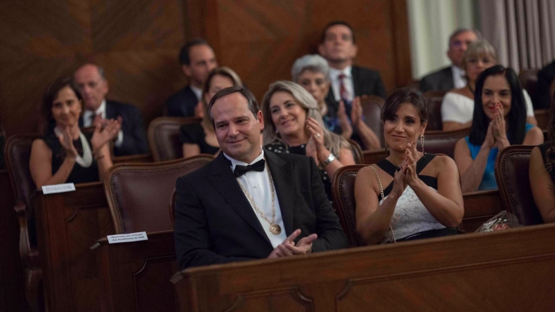 Rec&eacute;m-empossado, Hoff destaca import&acirc;ncia da Academia Nacional de Medicina para o avan&ccedil;o da ci&ecirc;ncia